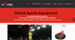 Desktop Screenshot of hitechsports.com.au